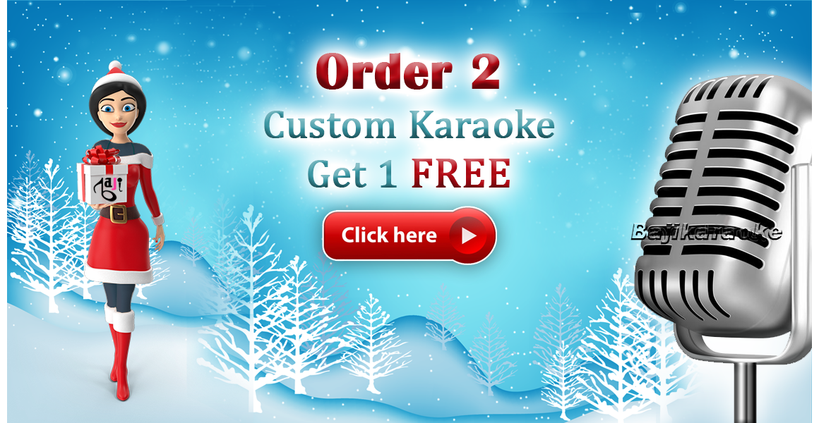 Order 2 Customized Karaoke Get One Free